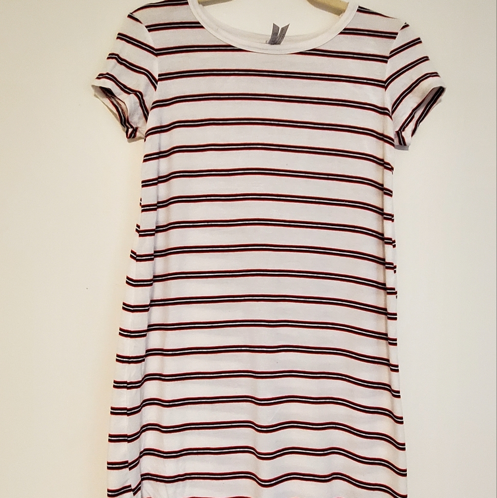 Striped t-shirt dress